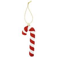 VFM e-Store Christmas Tree Decoration Hanging Candy Cane in Red