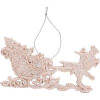 VFM e-Store Christmas Tree Decoration Ornament Champagne in Ivory
