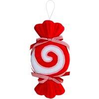 VFM e-Store Christmas Tree Decoration Candy Cane Sweet Ornament in Red