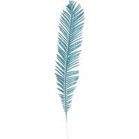 VFM e-Store Glitter Fern Pick Christmas Decoration Ornament X 1 58cm Blue