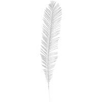 VFM e-Store Glitter Fern Picks Christmas Decoration Ornament X 1 58cm White