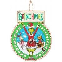 Garden Greatness Grinch Advent Countdown Hanging Wall Plaque | Size: 1 Pack