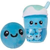 VFM e-Store Boba Tea Soft Toy Cute Plushie Huggable Cuddly Stuffed Toy Gift 25cm in Blue