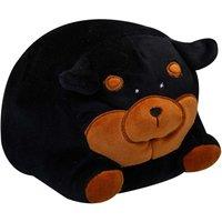 VFM e-Store Dog Soft Toy Cute Plushie Huggable Cuddly Stuffed Toy 20cm in Black