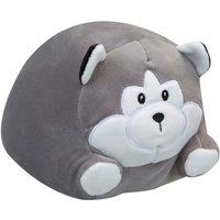 VFM e-Store Dog Soft Toy Cute Plushie Huggable Cuddly Stuffed Toy 20cm in Grey