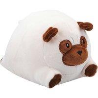 VFM e-Store Dog Soft Toy Cute Plushie Huggable Cuddly Stuffed Toy 13cm in White