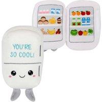 VFM e-Store Fridge Soft Toy Cute Plushie Huggable Cuddly Stuffed Toy 15cm in White