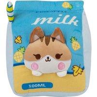 VFM e-Store Milk Box Soft Toy Cute Plushie Huggable Cuddly Stuffed Toy 15cm in Blue