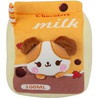VFM e-Store Milk Box Soft Toy Cute Plushie Huggable Cuddly Stuffed Toy 15cm in Orange