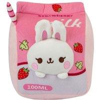 VFM e-Store Milk Box Soft Toy Cute Plushie Huggable Cuddly Stuffed Toy 15cm in Pink