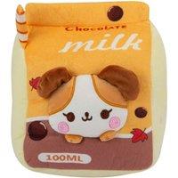 VFM e-Store Milk Box Soft Toy Cute Plushie Huggable Cuddly Stuffed Toy 15cm in Orange
