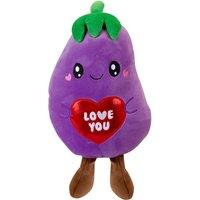 VFM e-Store Flirty Soft Toy Cute Plushie Huggable Cuddly Stuffed Toy 20cm in Dark Mauve