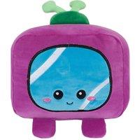 VFM e-Store Home Clock Soft Toy Cute Plushie Huggable Cuddly Stuffed Toy 27cm in Purple
