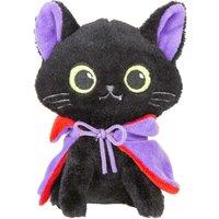 VFM e-Store Vampire Cat Soft Toy Halloween Decoration 14cm x 10cm Black X 1 | Size: 14 cm x 10 cm