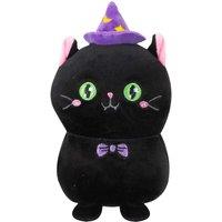 VFM e-Store Cat Soft Toy Halloween Themed Plush 16cm x 10cm Black X 1 | Size: 16 cm x 10 cm