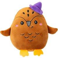 VFM e-Store Owl Soft Toy Halloween Themed Plush 16cm x 10cm Brown X 1 | Size: 16 cm x 10 cm