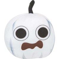 VFM e-Store White Pumpkin Soft Toy Halloween Themed Plush 10cm x 10cm White X 1 | Size: 10 cm x 10 cm