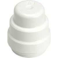John Guest Stop End Push-fit Fitting That Quickly & Easily Caps Off-15mm in White
