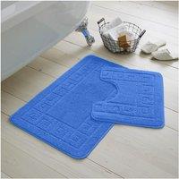 GAVENO CAVAILIA Greek Bath Mat in Blue