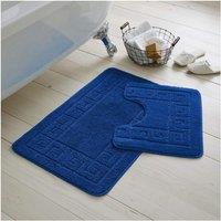 GAVENO CAVAILIA Greek Bath Mat in Dark Blue
