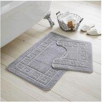GAVENO CAVAILIA Greek Bath Mat in Silver
