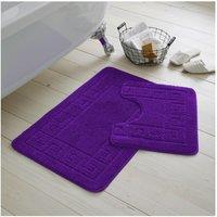 GAVENO CAVAILIA Greek Bath Mat in Purple