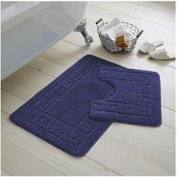 GAVENO CAVAILIA Greek Bath Mat in Navy