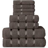 GAVENO CAVAILIA 8pc Boston Bale Set in Dark Grey