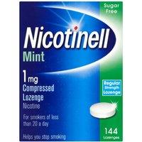 Nicotinell 144 Lozenge Mint 1mg in Clear