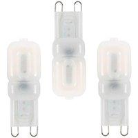 BHS Lighting Pack of 3 2W G9 Capsule Bulb Warm White
