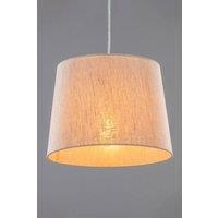 BHS Lighting Lang Easy Fit Light Shade in Cream | Size: 30 cm diameter x 21 cm high