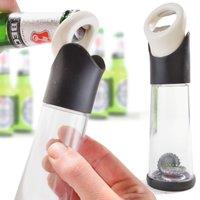 mysmartbuy Bottle Opener with Built In Cap Collector - Home, Bar, Kitchen, Barbecue or Party Accessory - Measures H20 x 5.5cm Diameter