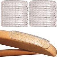 mysmartbuy Set of 20 Self Adhesive Anti Slip Coat Hanger Grips in Clear