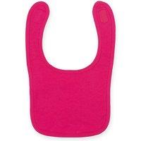 Larkwood Plain & Contrast Bib in Fuchsia