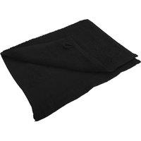 SOL'S Island Guest Towel (30 X 50cm) in Black | Size: 30 X 50 cm