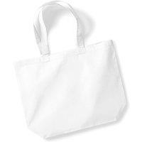 Westford Mill Maxi Tote Shopper Bag For Life in White