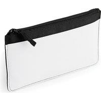 Bagbase Plain Sublimation Pencil Case in Black