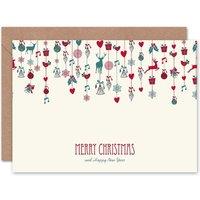 Artery8 Xmas Decorations Bright Simple Christmas Card