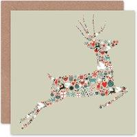 Artery8 Decorations Gifts Deer Christmas Card