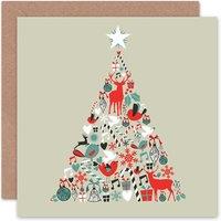 Artery8 Tree Decorations Deer Christmas Card