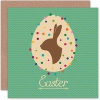 Artery8 Bunny Polka Dot Egg Easter Card