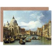 Artery8 Canaletto Entrance To Grand Canal Venice Italy Painting Card