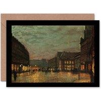 Artery8 John Atkinson Grimshaw Lane Leeds Lamplight Art Card