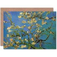 Artery8 Vincent Van Gogh Branch of Almond Tree Blossom Floral Card