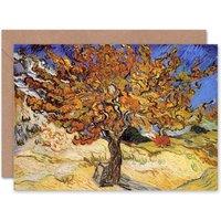 Artery8 Vincent Van Gogh Mulberry Tree 1889 Old Master Painting Card