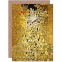 Artery8 Gustav Klimt Painting Portrait Of Adele Bloch Bauer Card