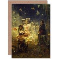 Artery8 Ilya Yefimovich Repin Repin Sadko Old Master Painting Greetings Card