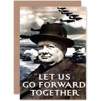 Artery8 War Churchill Winston Military Victory Uk Quote Card