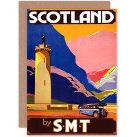 Artery8 Travel Glen Finnan Monument Highland Scotland Uk Greetings Card