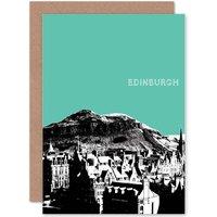 Artery8 Arthur's Seat Edinburgh Teal Scottish Scotland Card